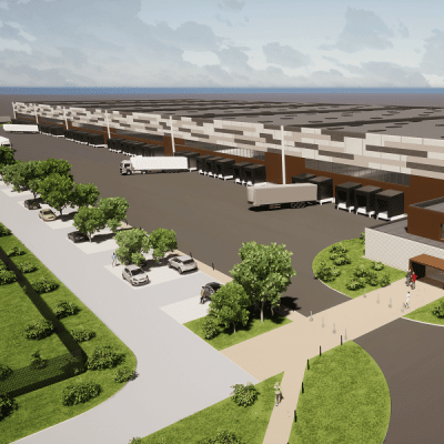 36,000 m² of logistics space (EUROLOG) – Tremery