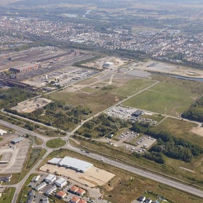 Industrial zone of the Port Talange-Hagondange