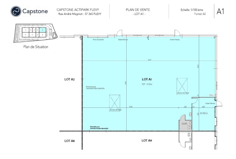 Building under construction (9 units from 200 à 400 m²) for sale in Ennery-Flévy