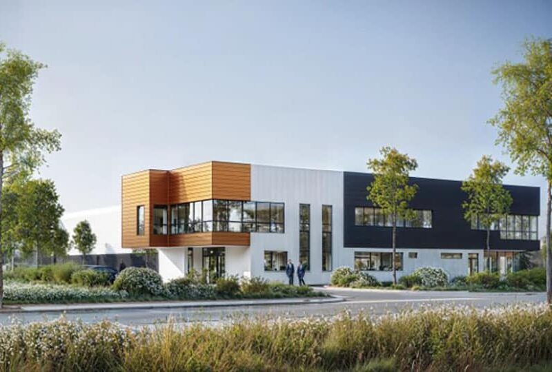 Construction de deux bâtiments logistique sur l'Aéroport de Lorraine à Goin