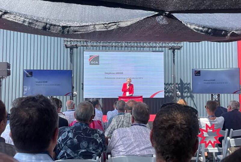 Inauguration de la plateforme de logistique automobile TEA Moselle à Réding