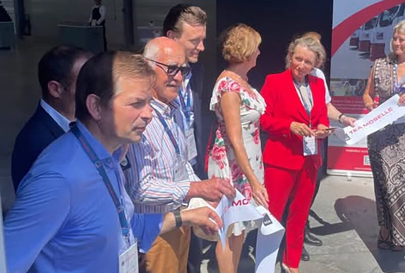 Inauguration de la plateforme de logistique automobile TEA Moselle à Réding