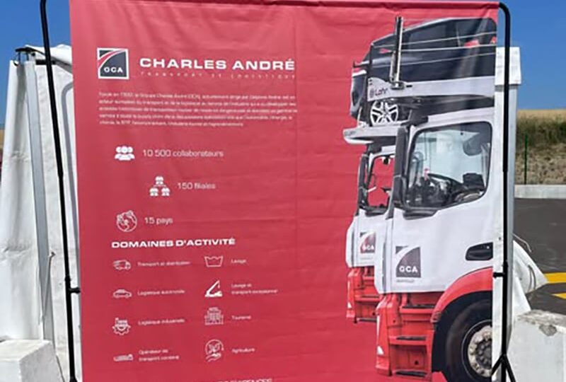 Inauguration de la plateforme de logistique automobile TEA Moselle à Réding