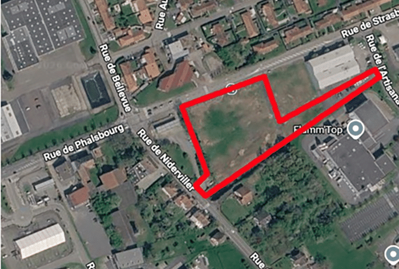 Sarrebourg : 9 567 m² de foncier d'activité à vendre